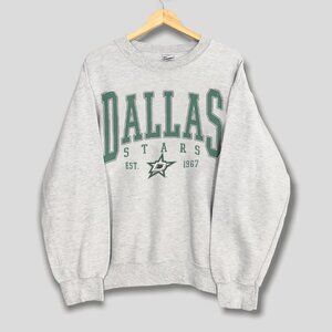 Vintage Dallas Stars Hockey Sweatshirt, Retro 90s NHL Dallas Stars Hockey Shirt